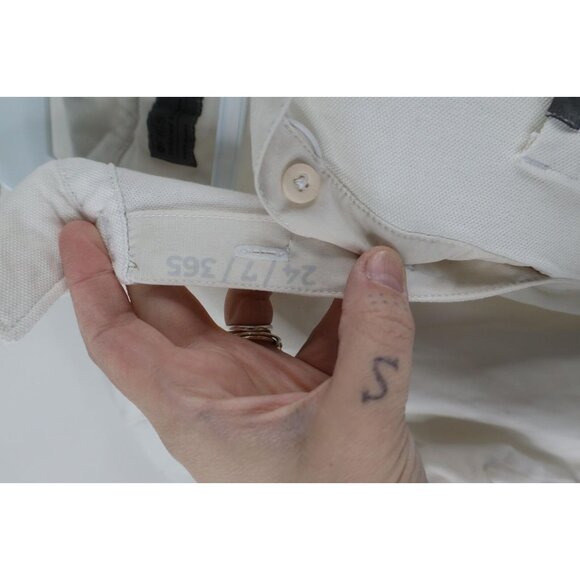 Figs Tailored Scrubs Womens Medium Distressed Short Sleeve Nurse Desk Polo Shirt - Picture 8 of 15